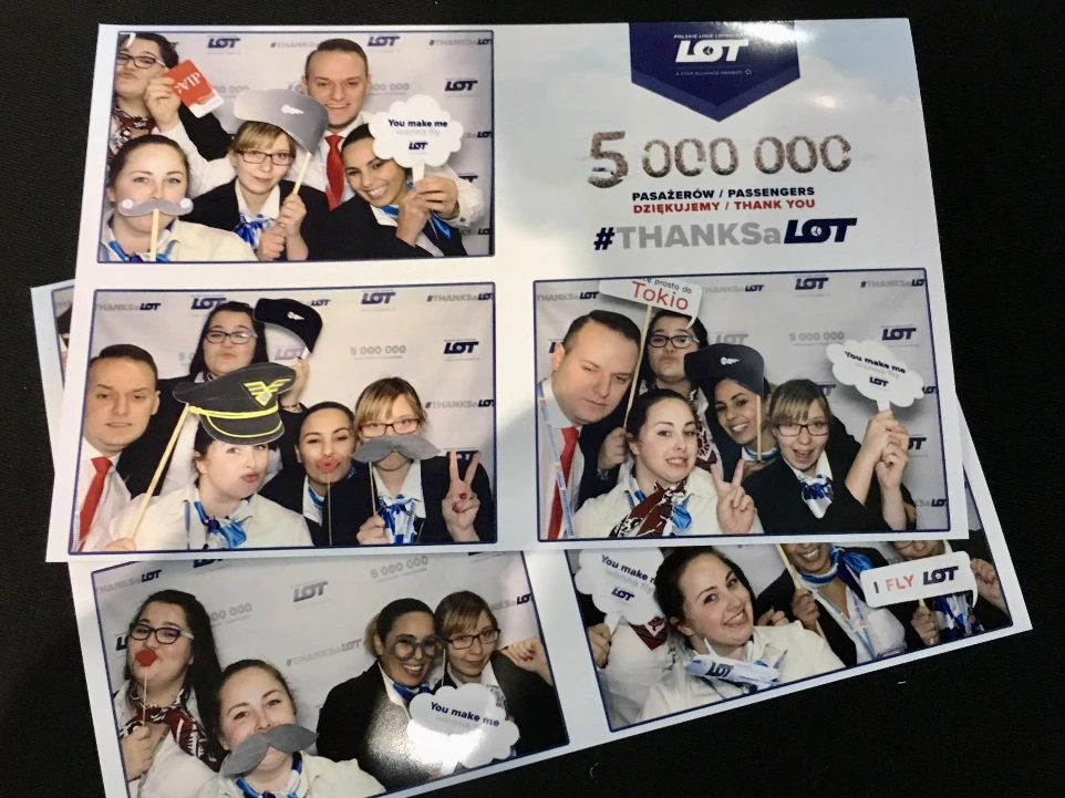 Fotobudka LOT - realizacja - akcja promocyjna