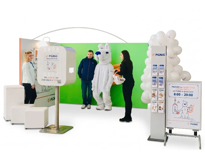 PGNiG Fotobudka - akcja promocyjna - atrakcja 